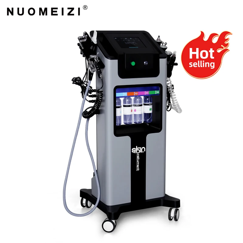 Multi-functional H2o2 Aqua Peel Facial Pore Cleaning Skin Rejuvenation Oxygen Jet Dermabrasion Machine