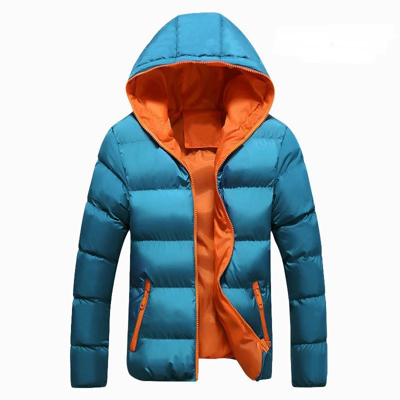 or33593b Hot style hooded outwear jacket fashionable male coats popular parka men
