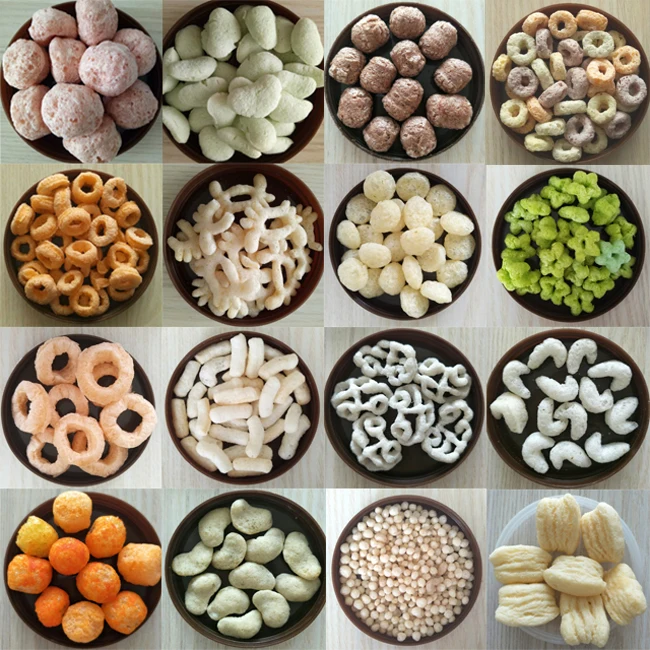Puffed Corn Puffed Rice Snacks Food Processing Machine Snack Food Machinery Automatic Donut Fryer Machine for Sale 3*0.8*1.8m