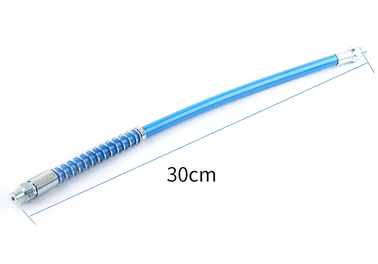 ZM 0284 10000PSI Explosion Proof 30cm Tube Hose 12 Inch Flexible Grease Gun With Spring