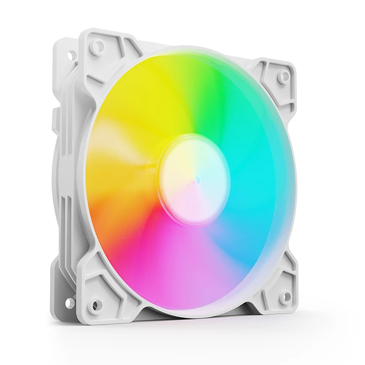 ventilateur pc Manufacture whosale 12V fan cpu cooler 120mm game cooling PC can change color LED RGB case fans for computer