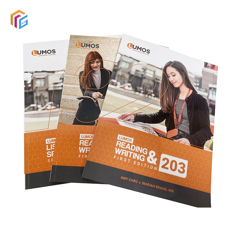 Workbook Printing Custom Print Softcover Student Exercise Book Paperback Text Book Factory Directly