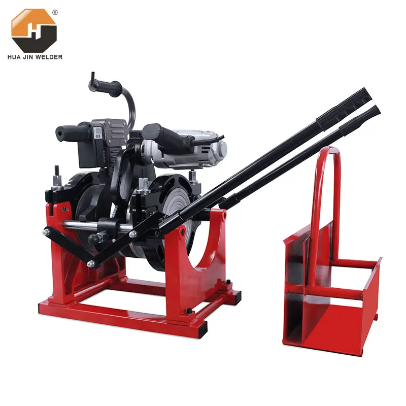 63-200mm Handle shake PE pipe butt welding machine