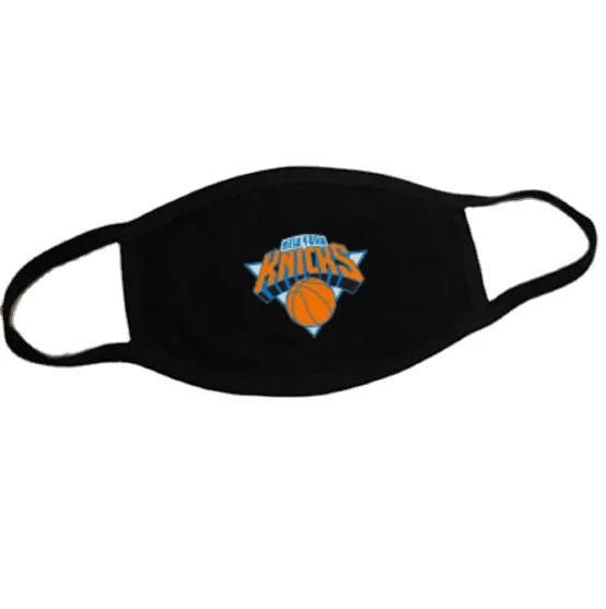 Face Cover Filters NBA Team Printed Screen printing Black with NBA basketball team Logo NBA Basketball Sports face cover