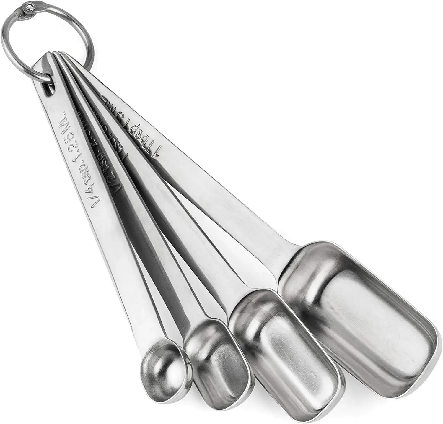 Good Quality Kitchen Gadgets 8 pieces Stainless Steel Measuring Cups with Forever Handles