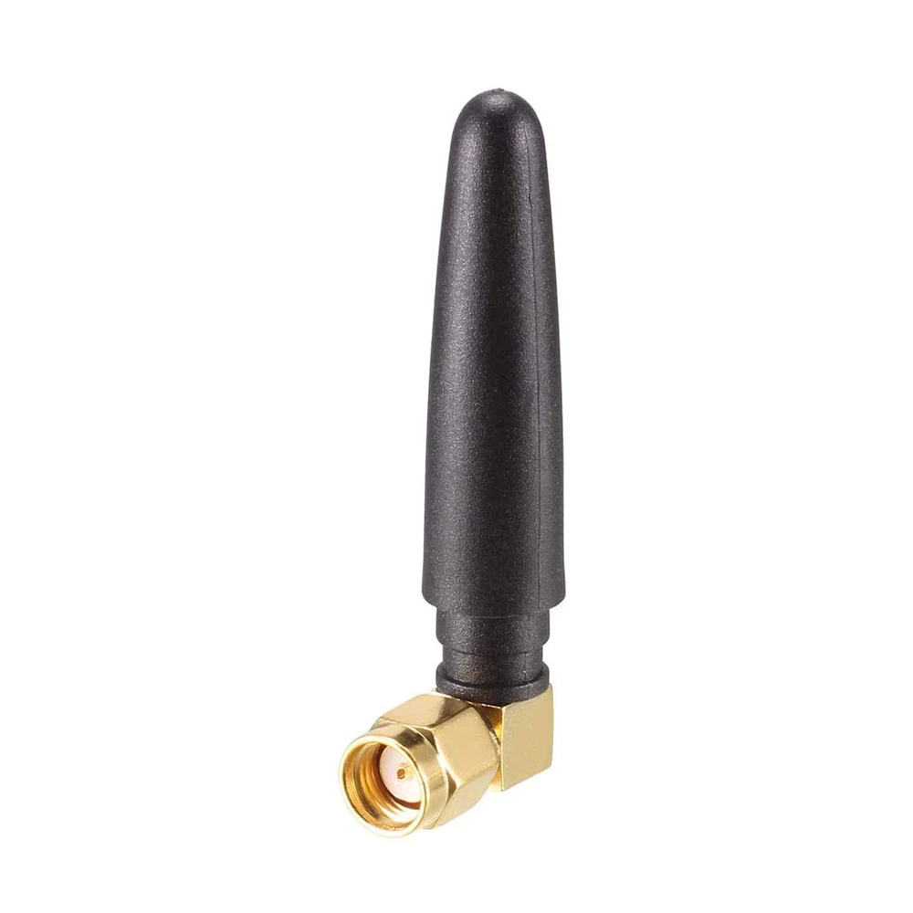 50mm Mini Right Angle Omni 2.4GHz WIFI Whip External Wavelink Antenna Indoor 2.4 GHz Antenna Rubber Housing WIFI Aerial
