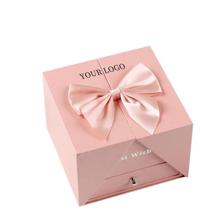 Luxury Cardboard Paper Flowers Packaging Box Gift Packaging Flower Boxes for Flower Rose with Drawer