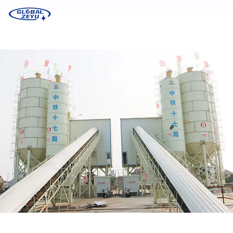 Factory Manufacture Low Usage Cost 270 Cubic Meters Per Hour High Production Efficiency HZS270 Large Concrete Mixing Station