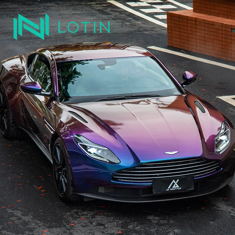 Factory Price Vinyl Sticker Self Adhesive Acid Green PVC Car Vinyl Wrap Wrapping Film 1.52*18m