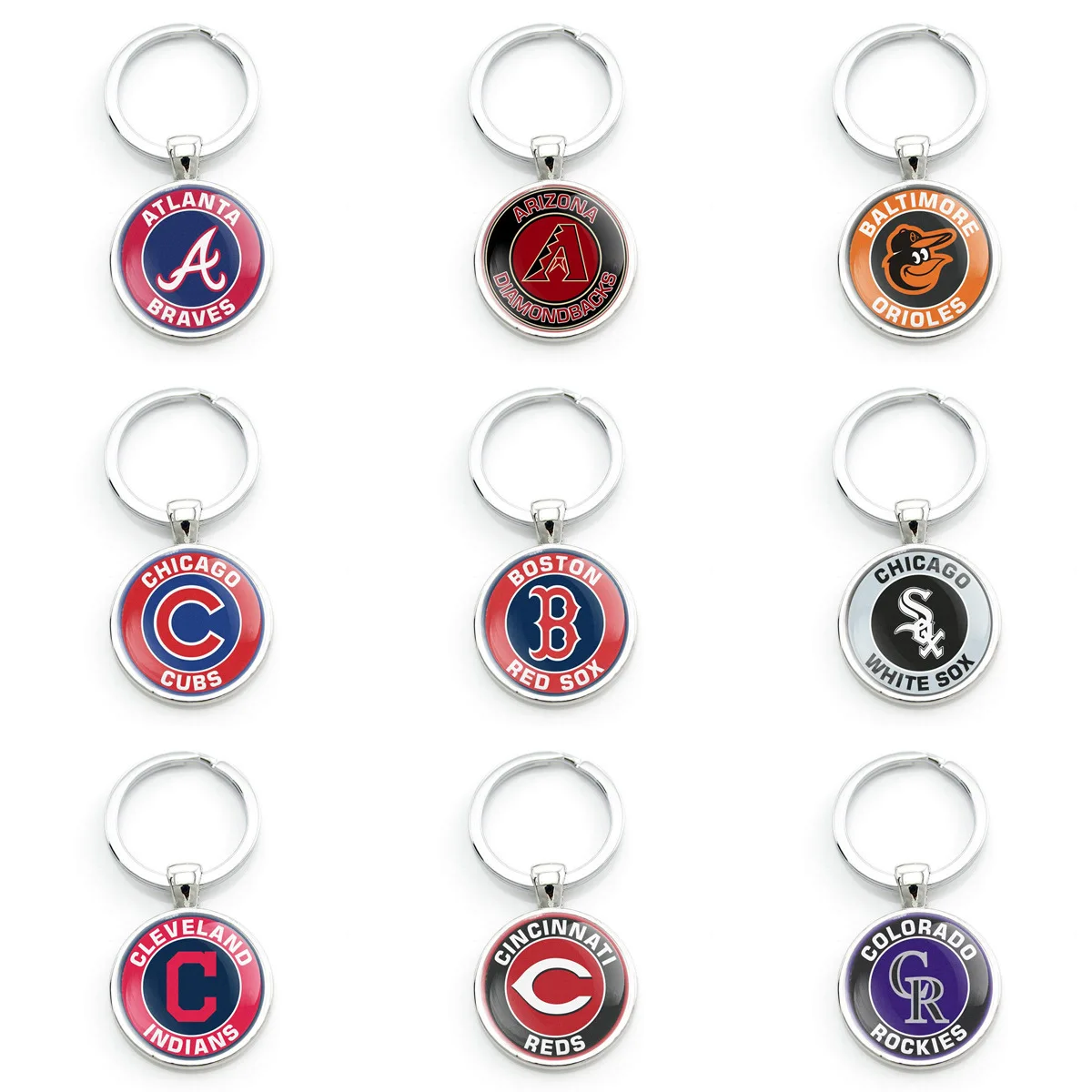 Anniversary gift keychain; University emblem company badge with logo keychain