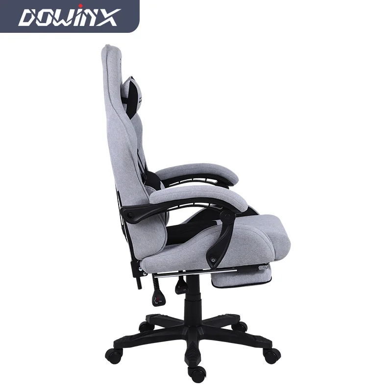 Soft fabric gaming chair comfortable somatosensory can lie down large quantities of low-cost chairs