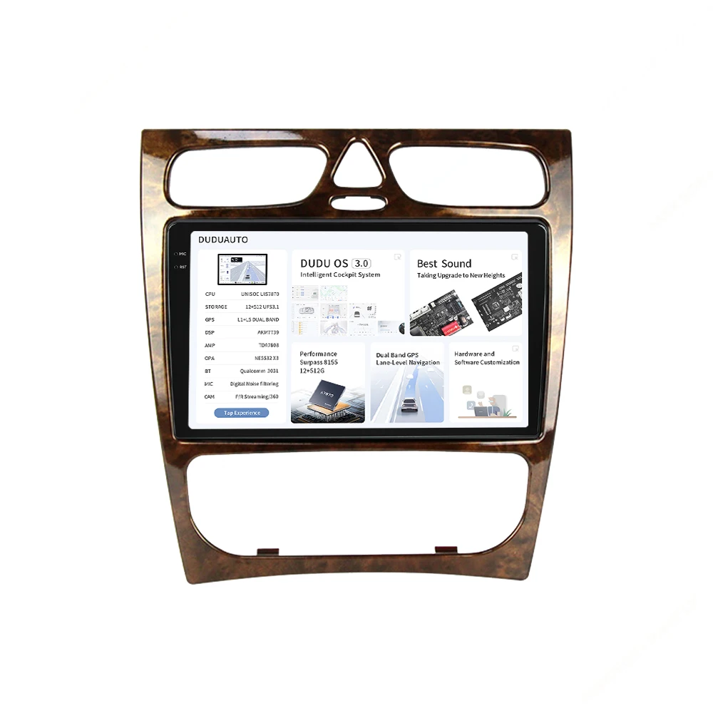 MEKEDE Android car dvd car stereo autoradio DUDU 2K Touch Screen 12+512GB  TDA7708 RADIO FOR BENZ C-CLASS
