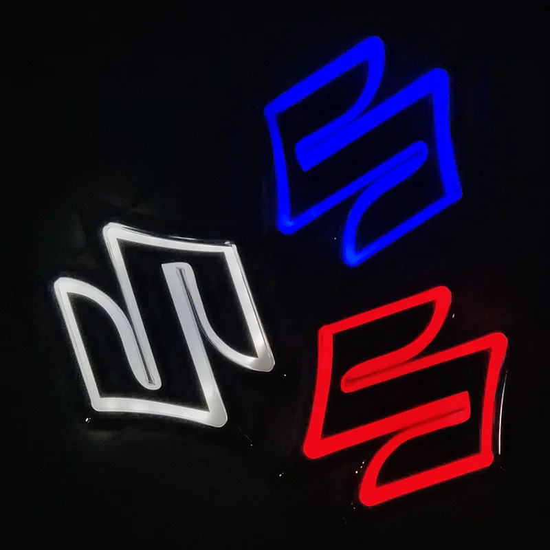 5D Car Grille Emblem Led Grille Logo Light Auto Led Light For Car Front Grille Custom Logo Badge 3D 4D With Wholesale Price