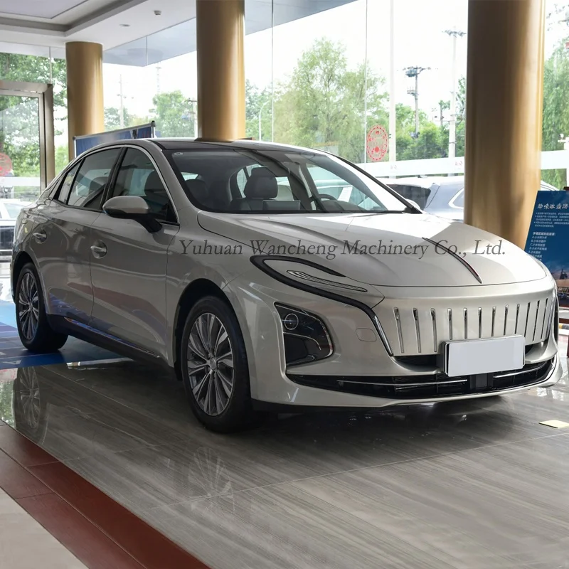 Quick Charge High Speed New Energy Vehicle 4 Wheels Sedan Solar Electric Car Second-Hand For HongQi E-QM5