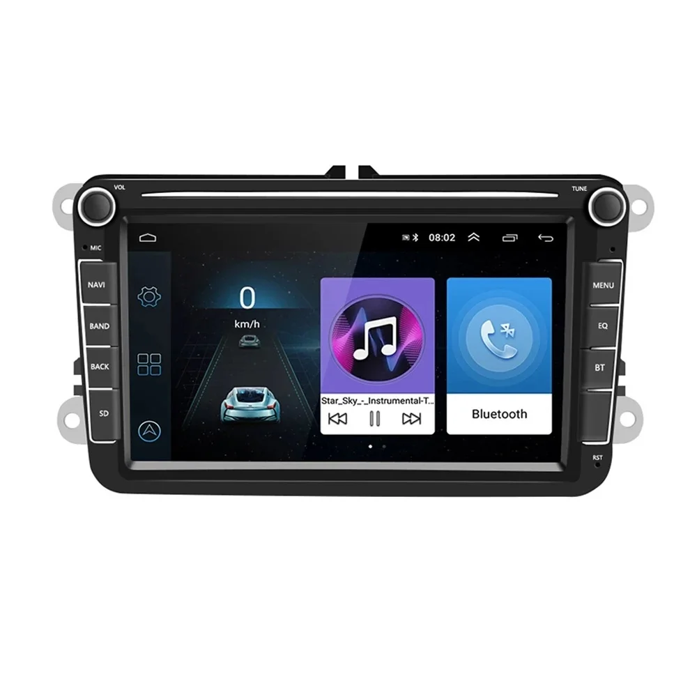 2 Din Android 10 Car DVD For VW GOLF 5 6 Passat B6 B7 CC Polo Touran T5 Skoda Octavia Tiguan Amarok GPS Radio Player