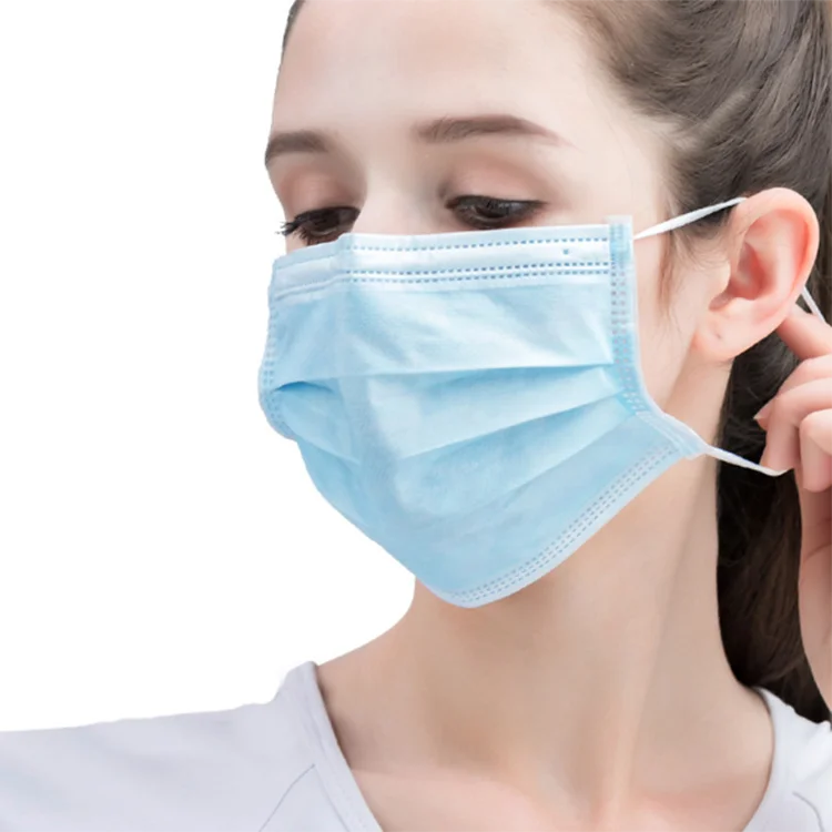 
Korean Tpye 1 3Ply White Supply Fda I Type None Carton Triple Respiratory Compostable Custom Medical Face Mask 