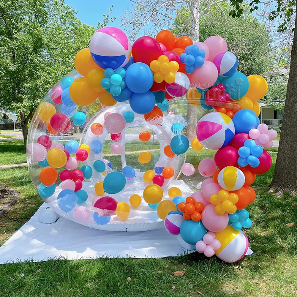 Outdoor Camping Event Wedding Party Inflatable Bubble tent,Inflatable Bubble Tent PVC  Clear Transparent Igloo Dome Tent