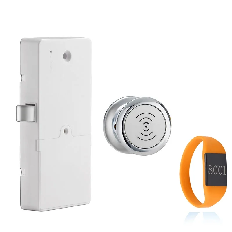 Cabinet Smart lock IC Card Sauna Locker Lock Electronic Spa GYM Locker Lock with Free Bracelets for Sale
