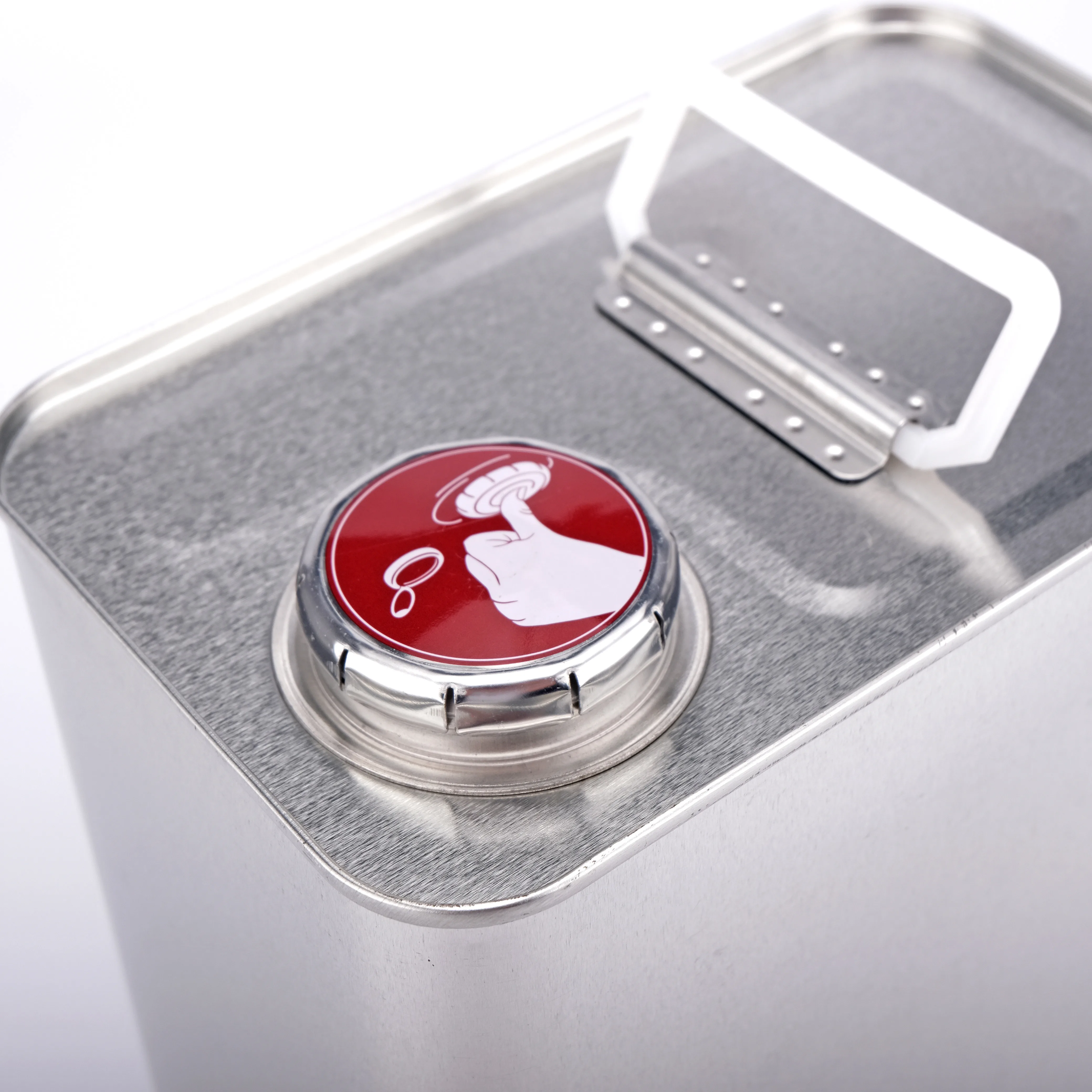 Factory Direct Sales 5 Liter Square Metal Tin/tinplate Jerry Can For Paint