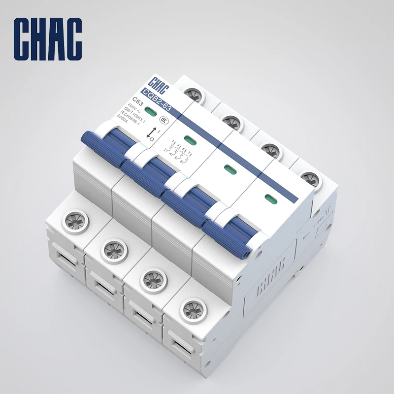 ZHEJIANG voltage protector 230V/400V manufacturer Miniature circuit breaker with overload protection fireproof material