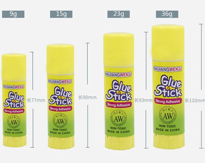 Solid Glue Stick 9g Super Glue Kindergarten Handmade Primary School Stationery Small Size Office Stationery White Glue Stick