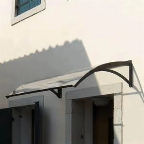 Black Door Canopy Awning Rain Shelter Front Back Porch Outdoor Shade Patio Roof