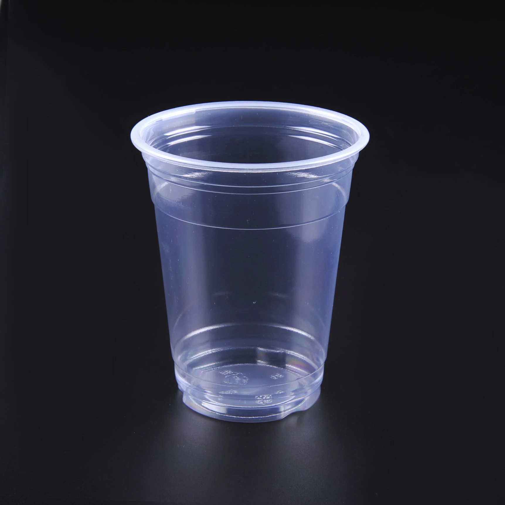 Plastic Cups Disposable PP Cups Milk Tea Glass Manufacturer Plastic 400ml Packaging for Coffee Plastic Cup Premium GREEN CN;ZHE