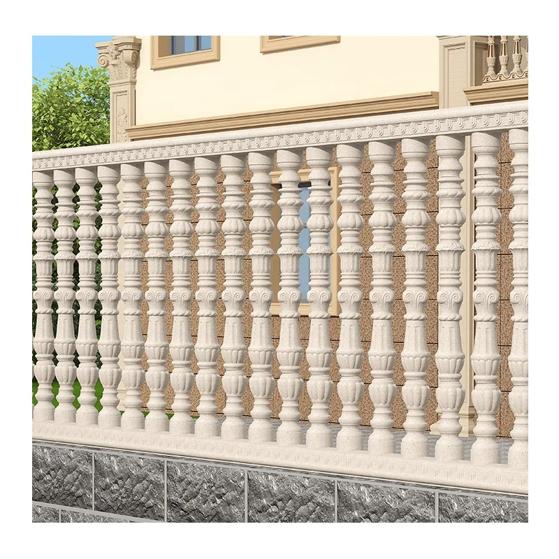 2022 Fast Delivery Ready Stock concrete fence mold casting balaster handrail decorative veranda vase railing barrie baluster