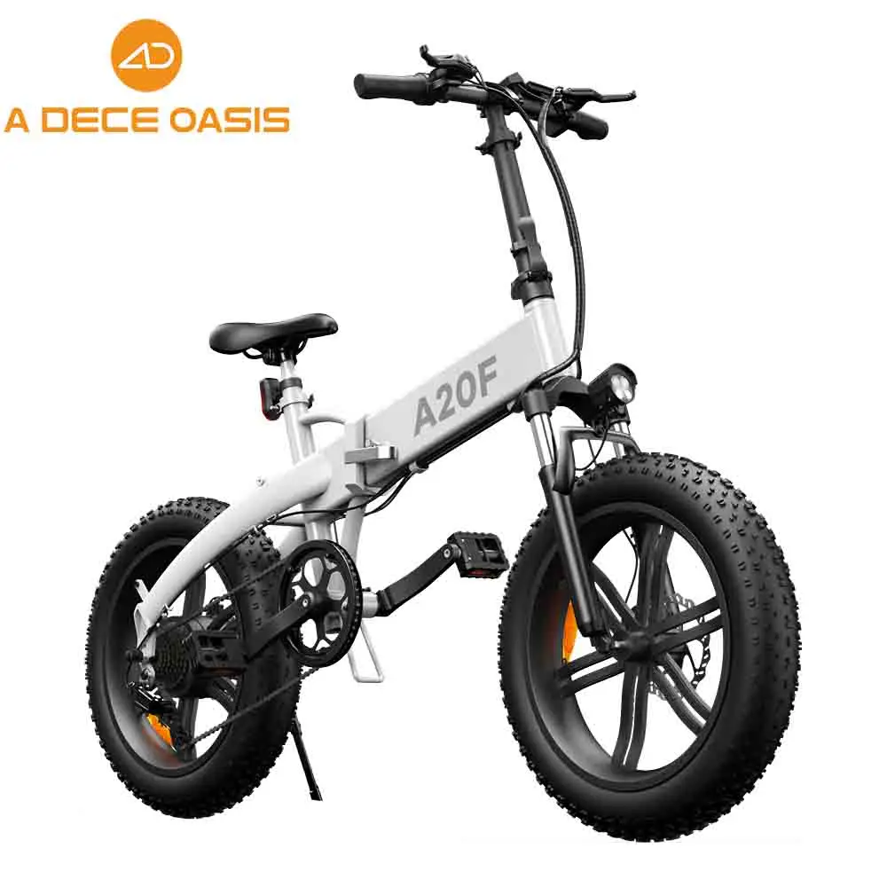 EU UK US warehouse 500W A20F folding fat tire electric hybrid bike bicycle ebike mountain electric road mountain city dirt bike