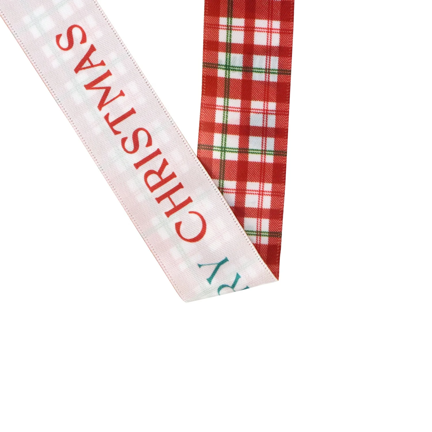 Midi Stock Fast Delivery Merry Christmas Ribbon Roll 9mm 16mm 25mm Foil Ink Printed Grosgrain Christmas Ribbon for Gift Wrap
