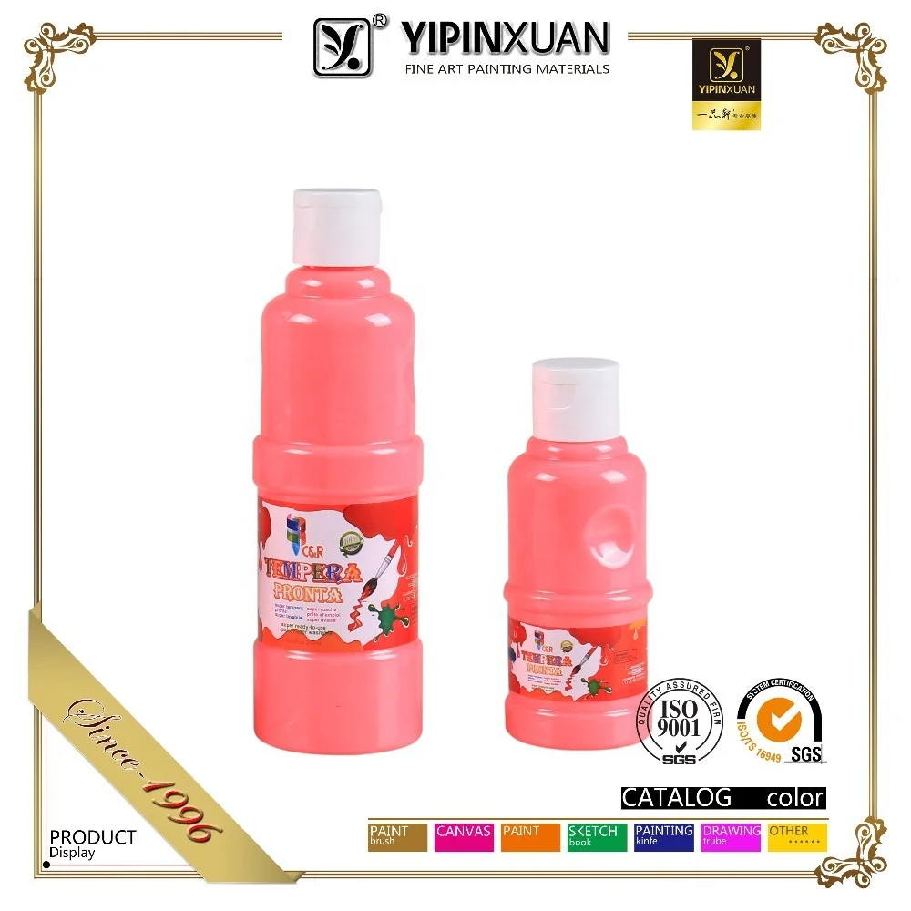 Giorgione big Volume Plastic Bottle High Quality Tempera Color Paint
