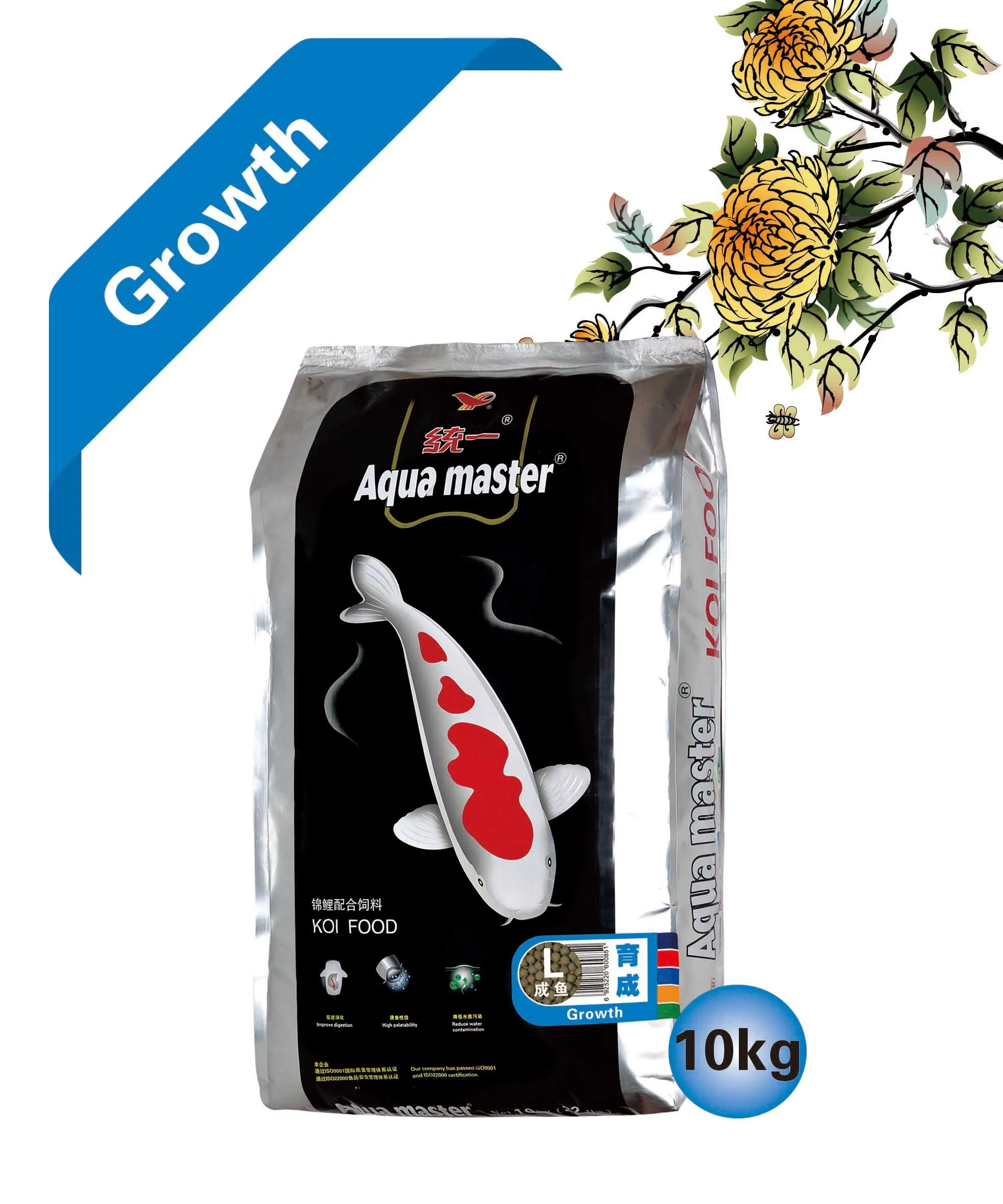  Aqua master корм для рыбы в пресной воде карпа кои (корм) быстрый рост 10 кг