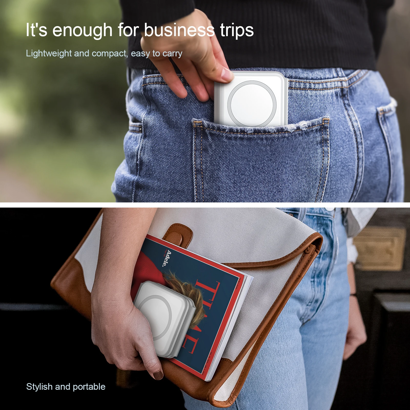 3 in 1 Magnetic Wireless Charger Foldable Fast Charging Station Compatible with AirPods Pro Pad Nano 3 in 1 Wireless Charger