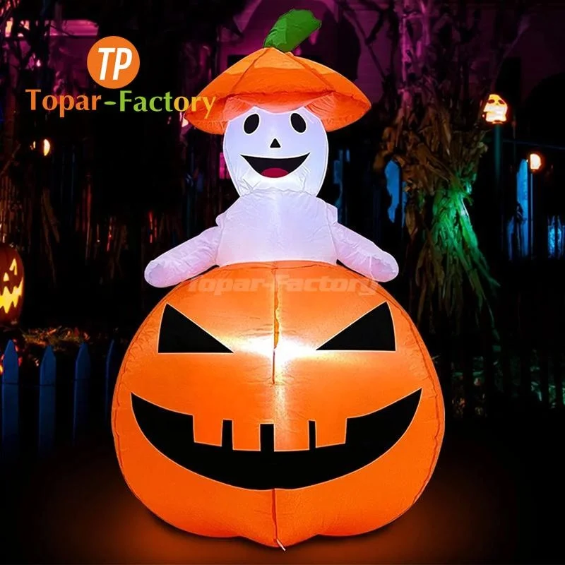 Giant Inflatable Wholesale Decoration Set Unicorn Decorating Led Light String Outdoor Inflatable Halloween Pumpkin For Party