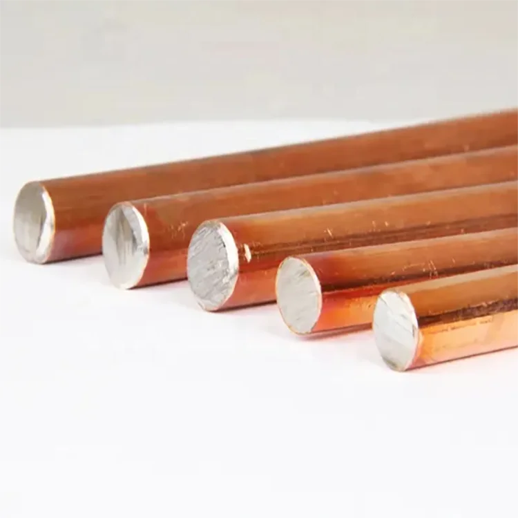 High sales Lightning protection grounding copper plated round steel ground wire round conductor copper product Chinese factory