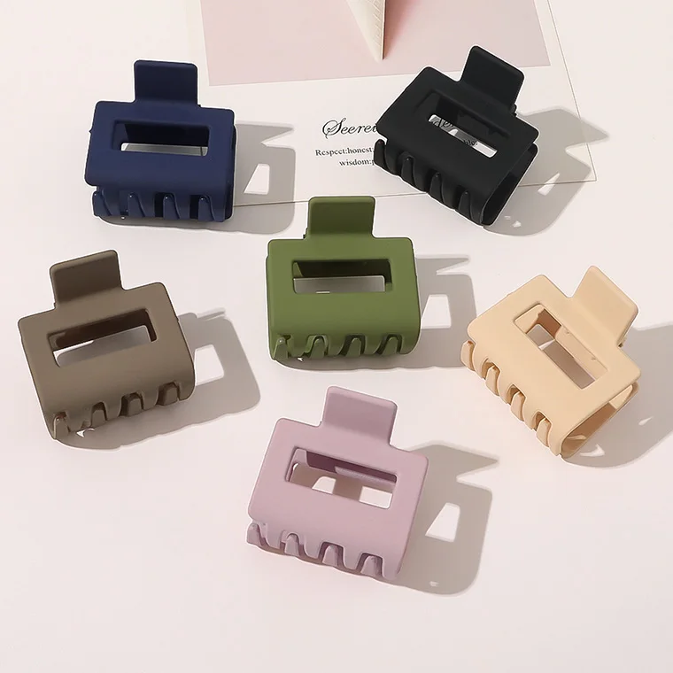 Women Hair Claw Crab Clip Charm Chic Solid Small Hair Styling Tools Headgear Hair Clips