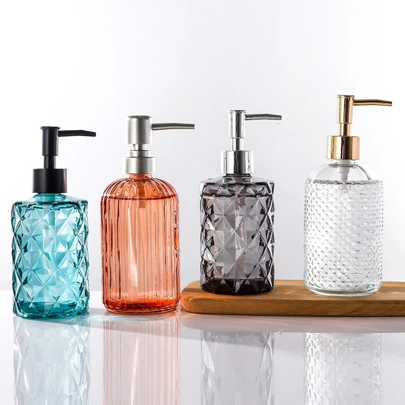Manufacturer wholesale Empty 250ml 300ml 500ml hand sanitizer glass bottle
