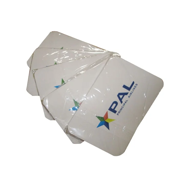 Airline hot sale accept custom logo printing anti slip tray liner paper mat manufacturer (60252279999)
