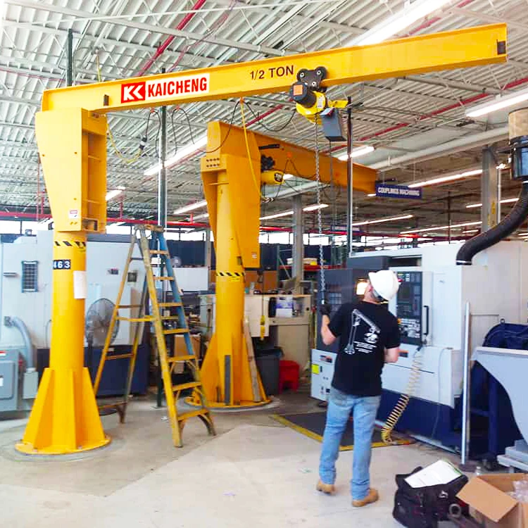 Jib crane malaysia 360 degree rotating fixed column jib crane