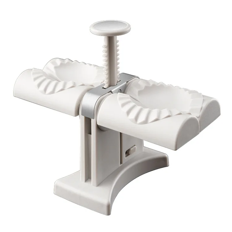 Wholesale Hot Sale Household Double Head Automatic Dumpling Maker Ravioli Press Mold Making Tool