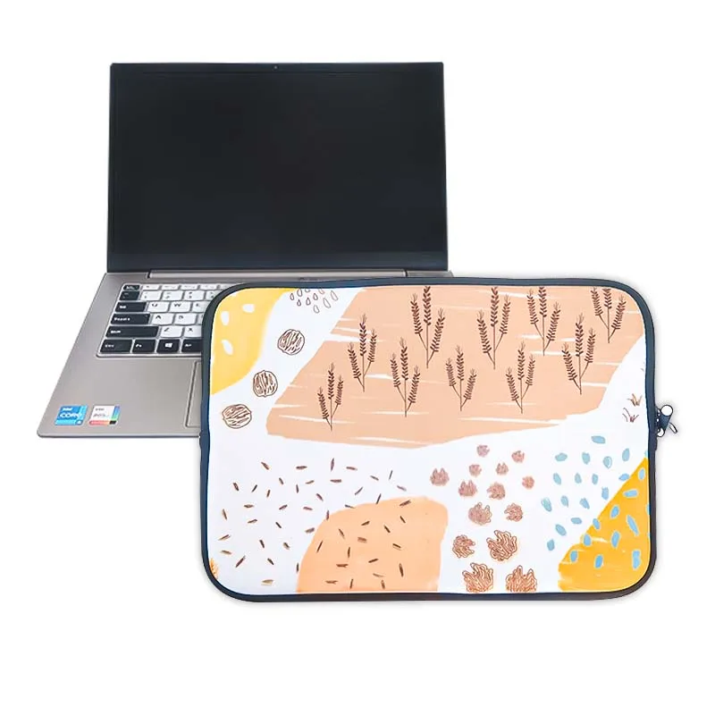 High Quality Neoprene Laptop cover Sublimation Laptop Sleeve Briefcase For School Office Travel Work