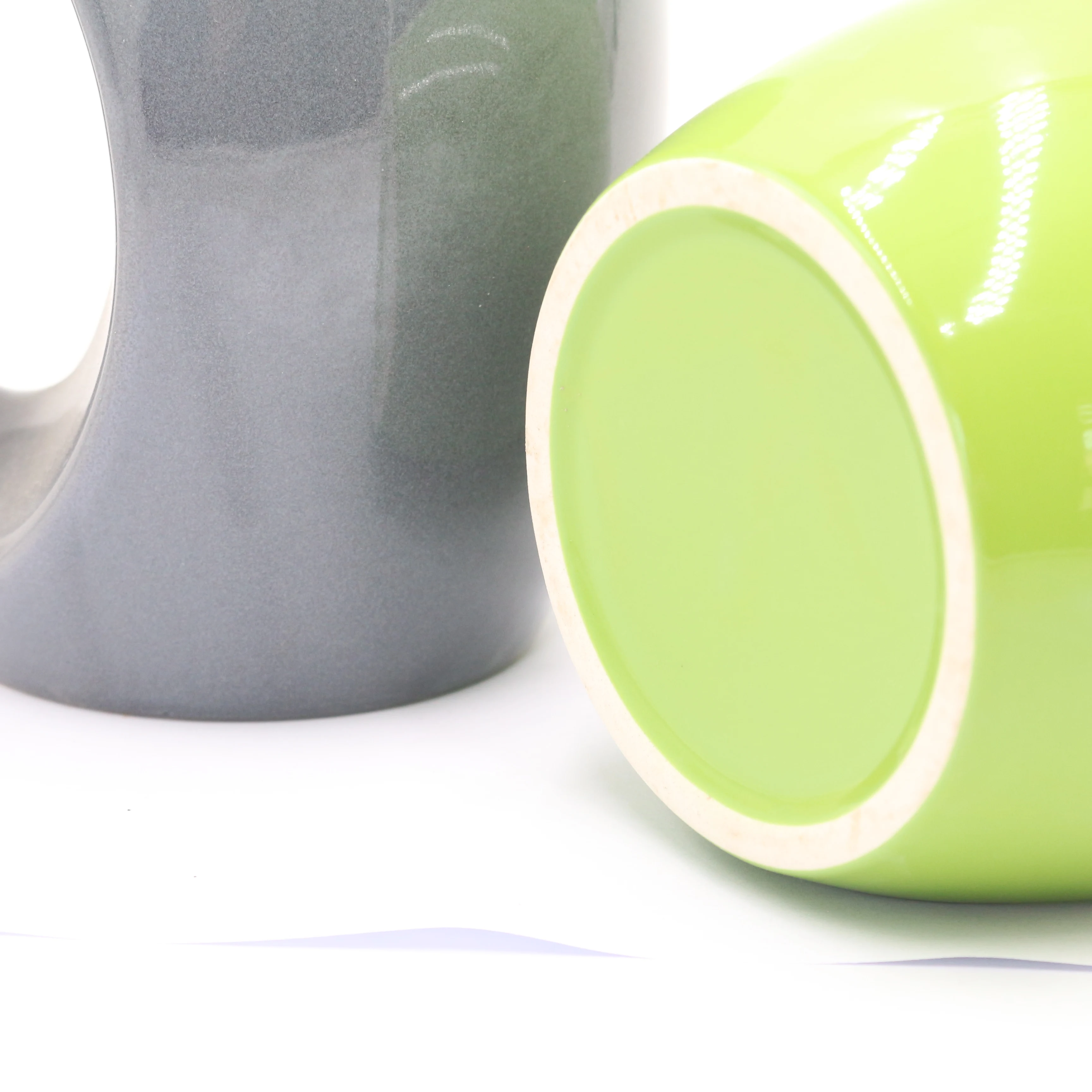 Customized American personalized stoneware mug supplier logo coffee pot belly beautiful ceramic mug