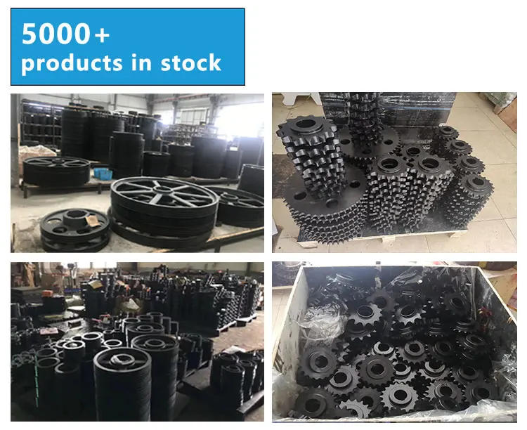 Custom high quality sprocket and chain harvester special single/double row chain sprockets
