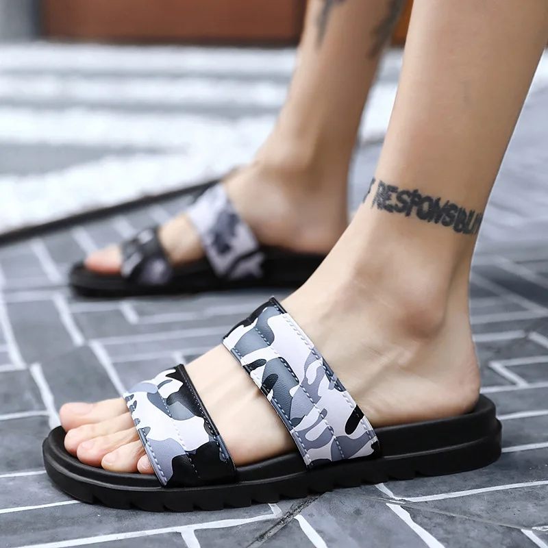 Hot Selling High Quality Products New Models Leather Eva Men Slippers For Men Outdoor