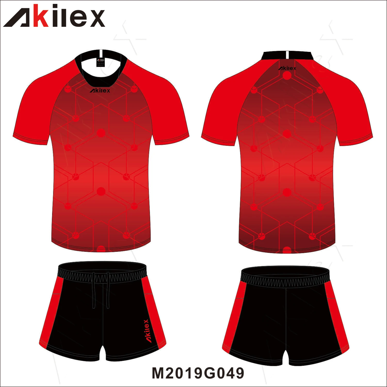 wholesale customize sport wear rugby jersey tracksuit full sublimation set or cut&sew digital printing rugby kit