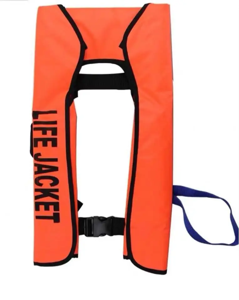 Marine Life Jacket 150N Adults Automatic Inflatable Life Jacket Orange color