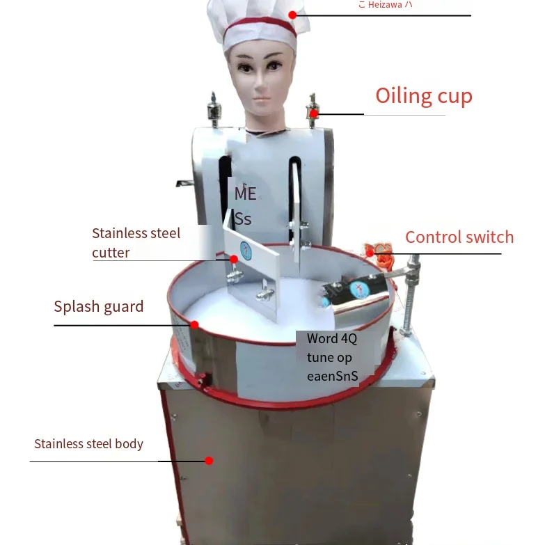 manual meat chopping machine Fully automatic meat and vegetable chopping machine