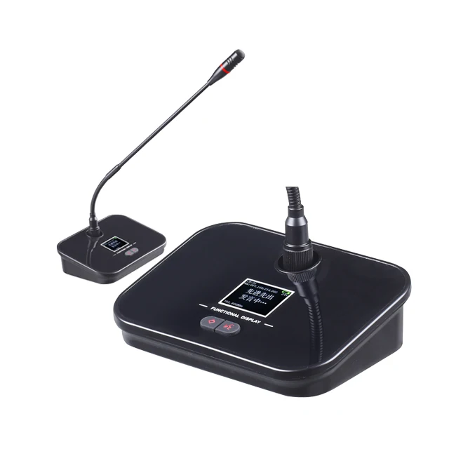 DSPPA Gooseneck UHF Wireless Chairman Microphone Delegate Microphone