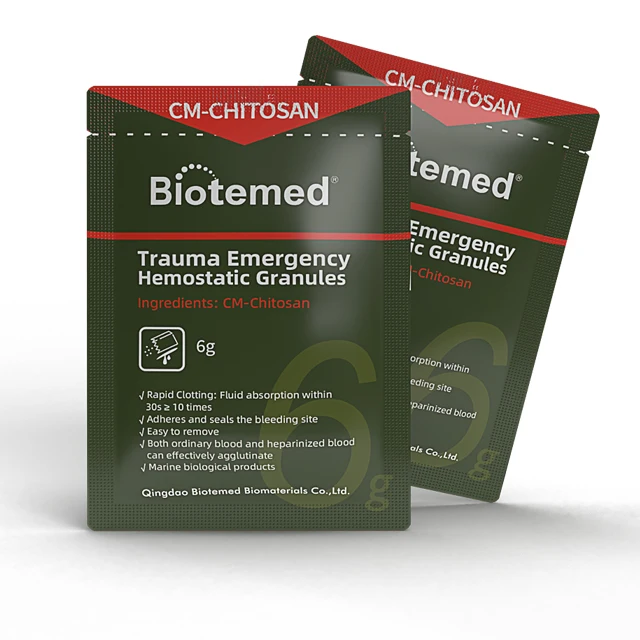 China Manufacture Quality Top Quality And Good Price First Aid Hemostatic CM-Chitosan Granules