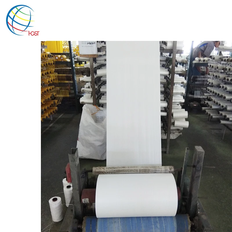 
wholesale customized printing logo colorful film laminated flat woven pp polypropylene tube fabric bag in roll for sack sheet 